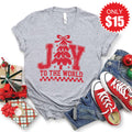 Joy To The World Tee - Heather Grey - 15 product image 1