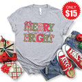 Merry and Bright Tee - Heather Grey - 15 product image 1