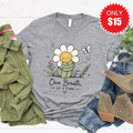 One Breath At A Time Tee - Heather Grey - 15 product image 1