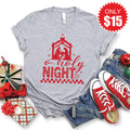 Oh Holy Night Tee - Heather Grey - 15 product image 1