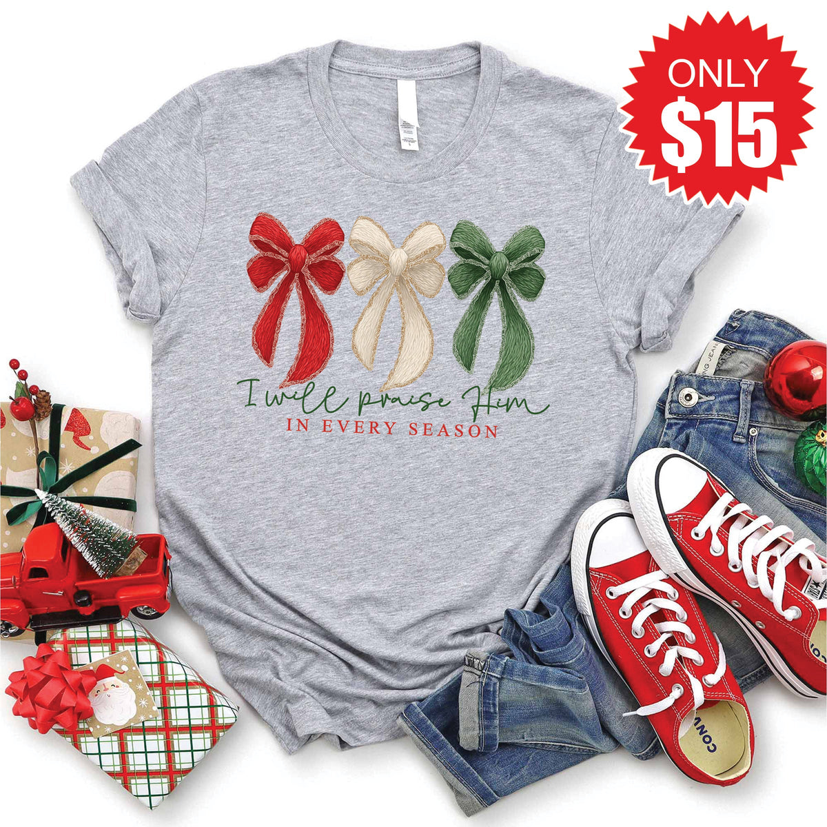 In Every Season Tee - Heather Grey - 15 product image 1