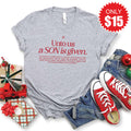 A Son Is Given Tee - Heather Grey - 15 product image 1