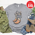 Rooted In Christ Tee - Heather Grey - 15 product image 1
