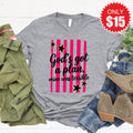 God's Got A Plan Tee - Heather Grey - 15 product image 1