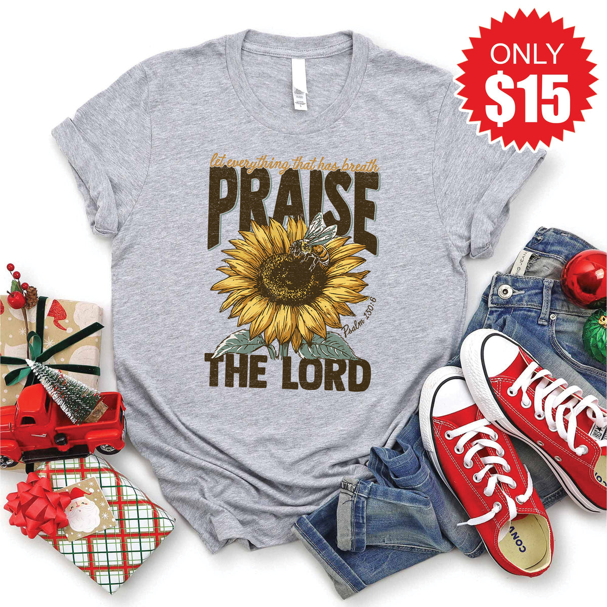 Praise Tee - Heather Grey - 15 product image 1