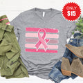 Pink Ribbon Tee - Heather Grey - 15 product image 1