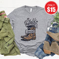 Rooted In Christ Tee - Heather Grey - 15 product image 1