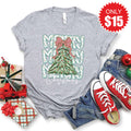 Merry Christmas Tee - Heather Grey - 15 product image 1