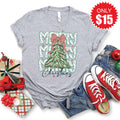 Merry Christmas Tee - Heather Grey - 15 product image 1