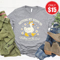 Getting My Steps In Tee - Heather Grey - 15 product image 1