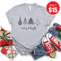 Merry and Bright Tee - Heather Grey - 15 product image 1