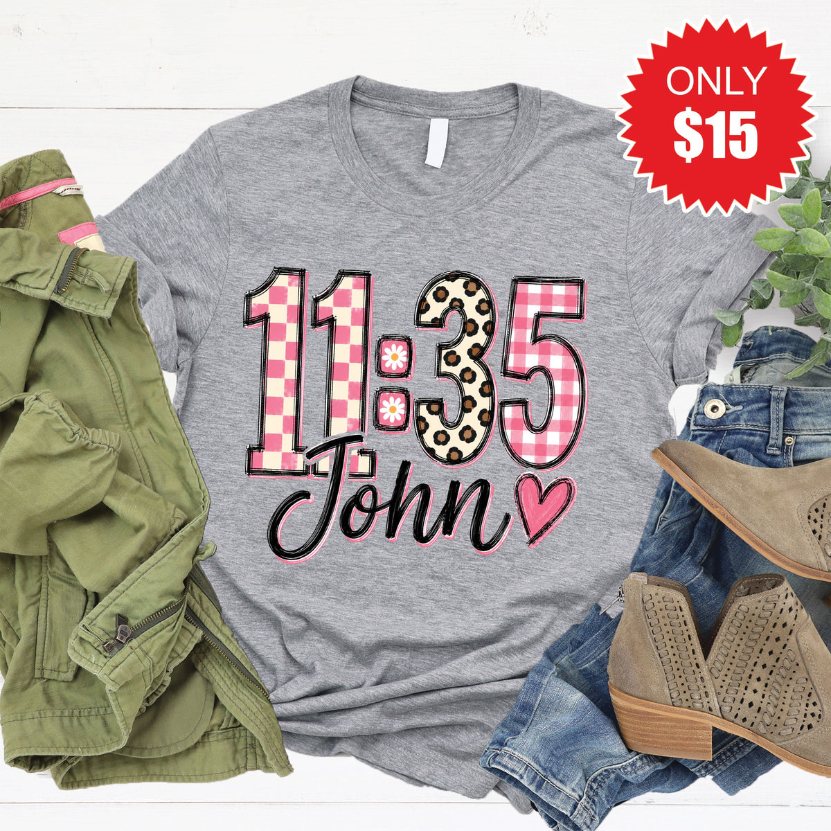 John 11:35 Tee - Heather Grey - 15 product image 1