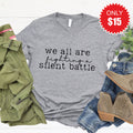 Silent Battle Tee - Heather Grey - 15 product image 1