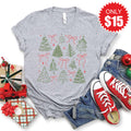 Christmas Trees Tee - Heather Grey - 15 product image 1
