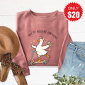 Regulate Emotions Sweatshirt - Heather Mauve - 20 product image 1