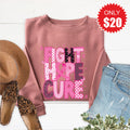 Fight, Hope, Cure Sweatshirt - Heather Mauve - 20 product image 1