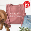Silent Battle Sweatshirt - Heather Mauve - 20 product image 1
