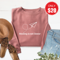 Healing Is Not Linear Sweatshirt - Heather Mauve - 20 product image 1