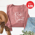 Pink Spirit Sweatshirt - Heather Mauve - 20 product image 1