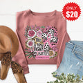 Fight My Battles Sweatshirt - Heather Mauve - 20 product image 1