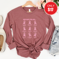 God Says You Are Long Sleeve - Heather Mauve - 17 product image 1
