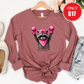 We Wear Pink Long Sleeve - Heather Mauve - 17 product image 1