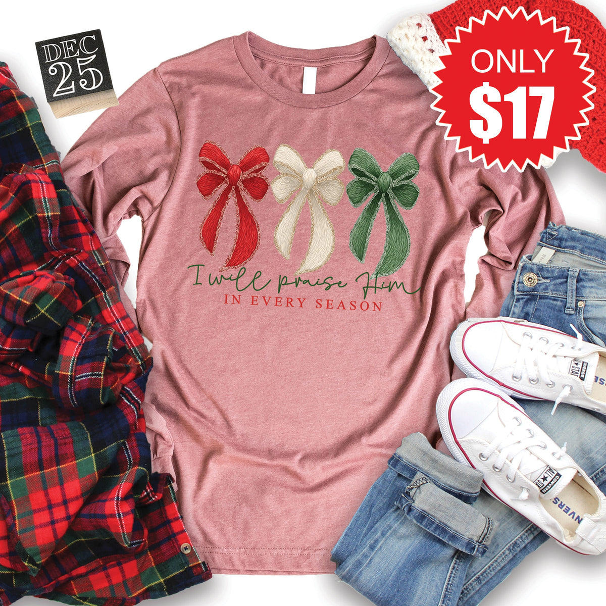In Every Season Long Sleeve - Heather Mauve - 17 product image 1