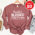 Trusting God Long Sleeve - Heather Mauve - 17 product image 1