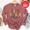 Give Thanks Long Sleeve - Heather Mauve - 17 product image 1