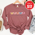 Just Winging It Long Sleeve - Heather Mauve - 17 product image 1