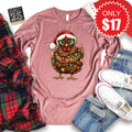 Christmas Chicken Long Sleeve - Heather Mauve - 17 product image 1