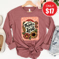 Give Thanks Long Sleeve - Heather Mauve - 17 product image 1
