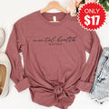 Mental Health Matters Long Sleeve - Heather Mauve - 17 product image 1