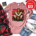 Christmas Cross Long Sleeve - Heather Mauve - 17 product image 1