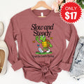 Slow And Steady Long Sleeve - Heather Mauve - 17 product image 1
