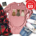 Christmas Leopard Long Sleeve - Heather Mauve - 17 product image 1