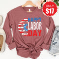 Happy Labor Day Long Sleeve - Heather Mauve - 17 product image 1