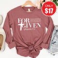 Forgiven Long Sleeve - Heather Mauve - 17 product image 1