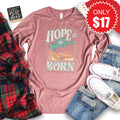 Hope Is Born Long Sleeve - Heather Mauve - 17 product image 1