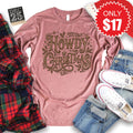 Howdy Christmas Long Sleeve - Heather Mauve - 17 product image 1