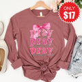 Pray On It Long Sleeve - Heather Mauve - 17 product image 1