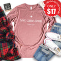 Love Came Down Long Sleeve - Heather Mauve - 17 product image 1