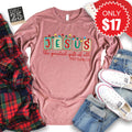 The Greatest Gift Of All Long Sleeve - Heather Mauve - 17 product image 1