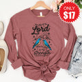 The Joy Of Lord Long Sleeve - Heather Mauve - 17 product image 1
