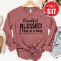 Trusting God Long Sleeve - Heather Mauve - 17 product image 1