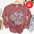 Fight My Battles Long Sleeve - Heather Mauve - 17 product image 1