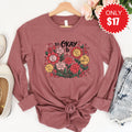 It's Okay Long Sleeve - Heather Mauve - 17 product image 1