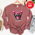 We Wear Pink Long Sleeve - Heather Mauve - 17 product image 1