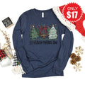 Let Heaven and Nature Sing Long Sleeve - Heather Navy - 17 product image 1