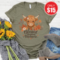 Beyond Blessed Tee - Heather Olive - 15 product image 1